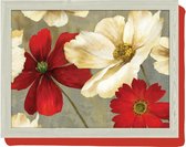 Creative Tops Dienblad Flower Study 44 X 34 Cm Hout Grijs/rood