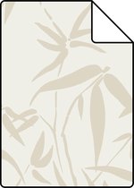 Proefstaal Origin Wallcoverings behang bamboe bladeren beige - 347735 - 26,5 x 21 cm