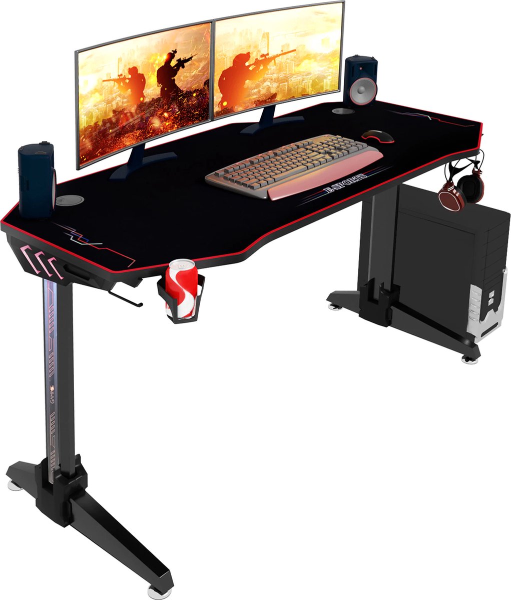 Polaza® Gaming bureau - Game bureau - Computerbureau - Bureau - Gamen - Game Tafel - Game Desk