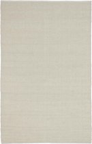 MOMO Rugs Helsinki White Vloerkleed - 60x90  - Rechthoek - Laagpolig,Structuur Tapijt - Industrieel - Beige, Wit