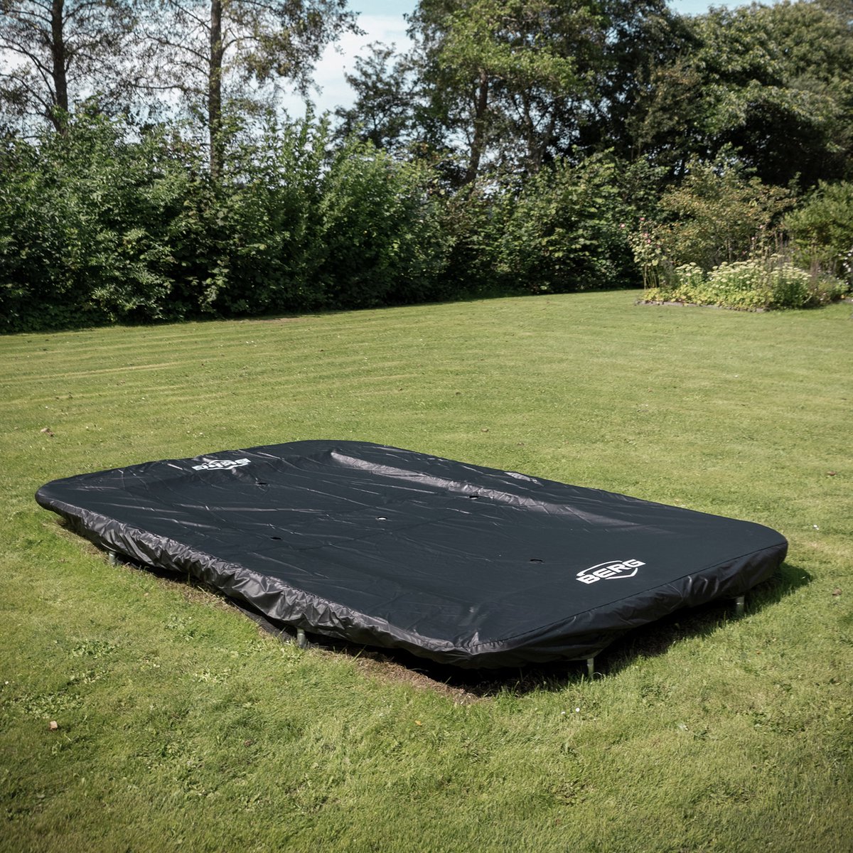 BERG Afdekhoes Extra - 330cm - Zwart - Voor Rechthoekige Trampoline – foto 3