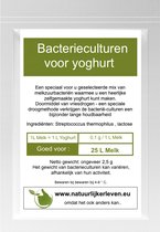 Bacterieculturen voor yoghurt, voor 25L melk - yoghurt cultuur
