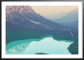 Poster Met Zwarte Lijst - Peyto Lake Poster