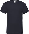 5-pack T-shirts Fruit of the Loom V-neck-black-5XL