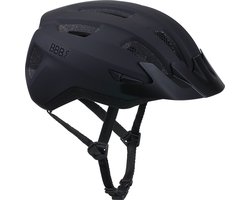 BBB Cycling Racefiets Helm met Helmtas - Medium: 52 - 58 CM - Wielrennen, MTB & Stadfiets - Wasbare Padding - Fietshelm Dames & Heren - Mat Zwart - Condor 2.0 BHE-173T