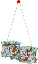 Diamond painting deurhanger - Home
