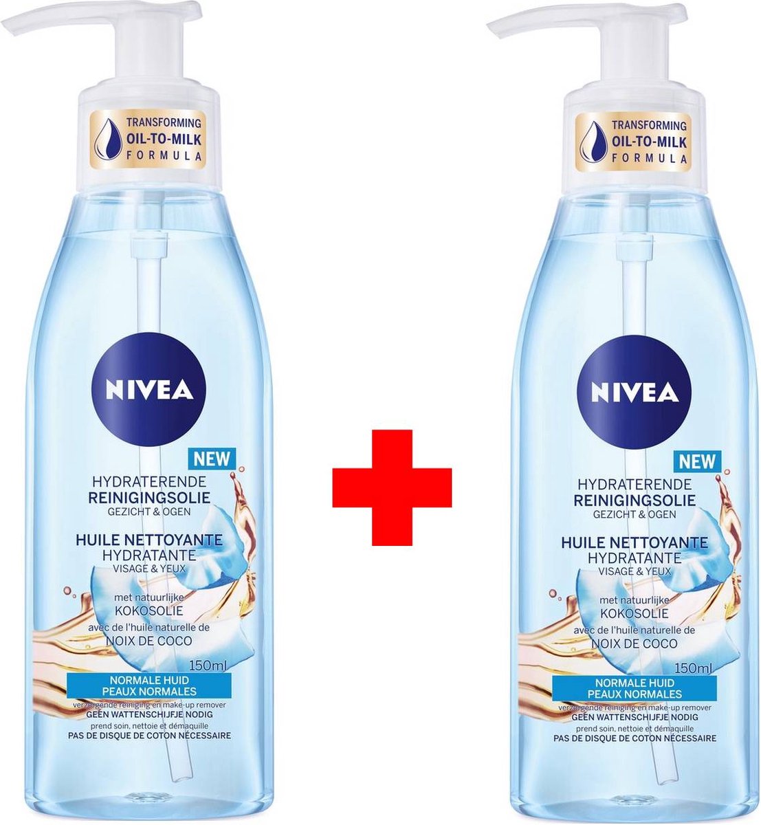 Nivea Hdraterende Reigingsolie - met kokosolie 2 x- 150ml