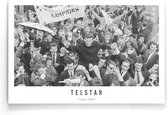 Walljar - Telstar supporters '64 - Zwart wit poster