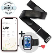Lidoma Hartslagmeter met borstband – Bluetooth – Activity and Fitness tracker – Hartslagband - Tijdelijk incl. Sportarmband