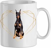 Mok Doberman 4.2| Hond| Hondenliefhebber | Cadeau| Cadeau voor hem| cadeau voor haar | Beker 31 CL