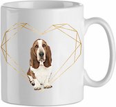 Mok Basset 3.2| Hond| Hondenliefhebber | Cadeau| Cadeau voor hem| cadeau voor haar | Beker 31 CL
