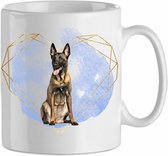 Mok Belgian Malinois 4.4| Hond| Hondenliefhebber | Cadeau| Cadeau voor hem| cadeau voor haar | Beker 31 CL