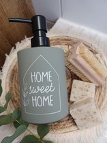 zeeppompje- home sweet home-vriendschap-vaderdag-oma-moeder-mama-moederdag-cadeau-cadeaupakket-set-zeep-rozen-parfum-snijzeep-kerst-sinterklaas-verjaardag-nagelborstel-borsteltje-liefde- in this home-verhuizing-familie-gehuwd-bruiloft-nieuwe woning