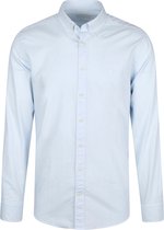 Hackett - Overhemd Garment Dyed Oxford Blauw - XXL - Heren - Slim-fit