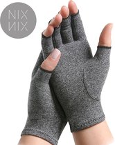 Nixnix Reuma Handschoenen - 1 Paar - Artrose - artritis - Maat M - Thuiswerk handschoenen - Grijs - Compressie Handschoenen - Carpaal Tunnel