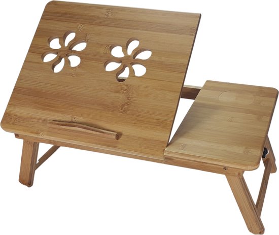 Tafeltje voor bij de bank eikenhout laptoptafel | € 139 Tafeltje voor bij de bank eikenhout laptoptafel | € 139