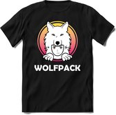 Saitama Wolfpack T-Shirt | Saitama Inu Wolfpack Crypto Ethereum kleding Kado Heren / Dames | Perfect Cryptocurrency Munt Cadeau Shirt Maat S