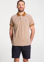 J&JOY - Poloshirt Mannen 05 Feira Brown Orange