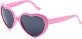 Hartjes bril – Festival bril –  Feest bril –  Hartvormige Effectbril – Roze