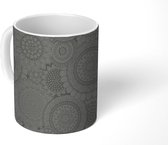 Mok - Koffiemok - Design - Bohemian - Zonnebloem - Mokken - 350 ML - Beker - Koffiemokken - Theemok