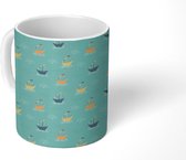 Mok - Koffiemok - Boot - Zee - Jongen - Design - Mokken - 350 ML - Beker - Koffiemokken - Theemok