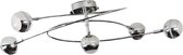Moderne Ledlamp - Ronde Plafondlamp - Chromen Muurlamp - Zuinige Ledlamp - Eetkamer Plafondlamp - Huiskamer Muurlamp
