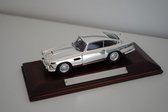 Aston Martin DB4 (Zilver) (10 cm) 1/43 Silver-Cars Collection - Modelauto - Schaalmodel - Model auto - Miniatuurauto