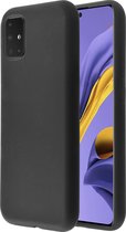MH by Azuri liquid silicon cover - black - for Samsung Galaxy A51