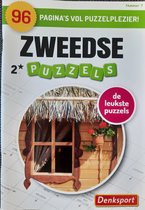 Denksport | 96 Zweedse puzzels | 2* |  Puzzelboek | puzzelboekjes | Zweedse puzzels | Puzzelboeken volwassenen | zweeds puzzelboek | nederlands | 96 pagina's - melkbus
