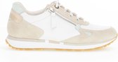 GABOR 86.368.51 Sneaker wit/beige maat 5