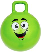 In Round Skippybal – ø 45 cm – Groen – Skippyballen – Peuter – 3 Jaar – Buitenspeelgoed voor Jongens en Meisjes – Skippy Bal / Skippiebal – Speelgoed voor Kinderen
