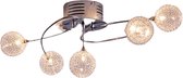 Moderne Plafondlamp - Ronde Plafondlamp - Chromen Muurlamp - Zuinige Plafondlamp - Luxe Plafondlamp - Eetkamer Muurlamp - Hal Plafondlamp