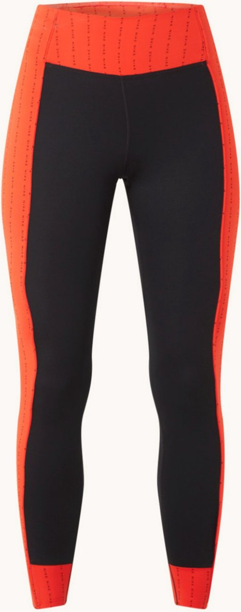 Nike Mid waist cropped trainingslegging met Dri-FIT Zwart