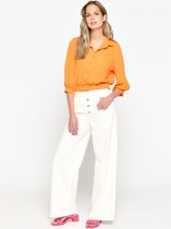 LOLALIZA Korte blouse - Oranje - Maat 36