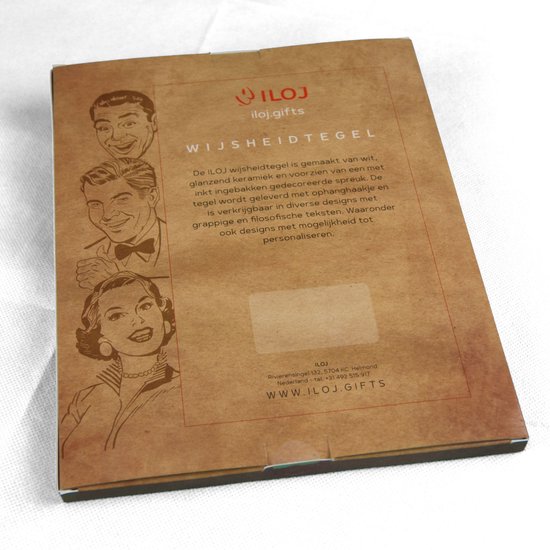 ILOJ wijsheid tegel - spreuken tegel in groen - Seven days without a horse makes one weak