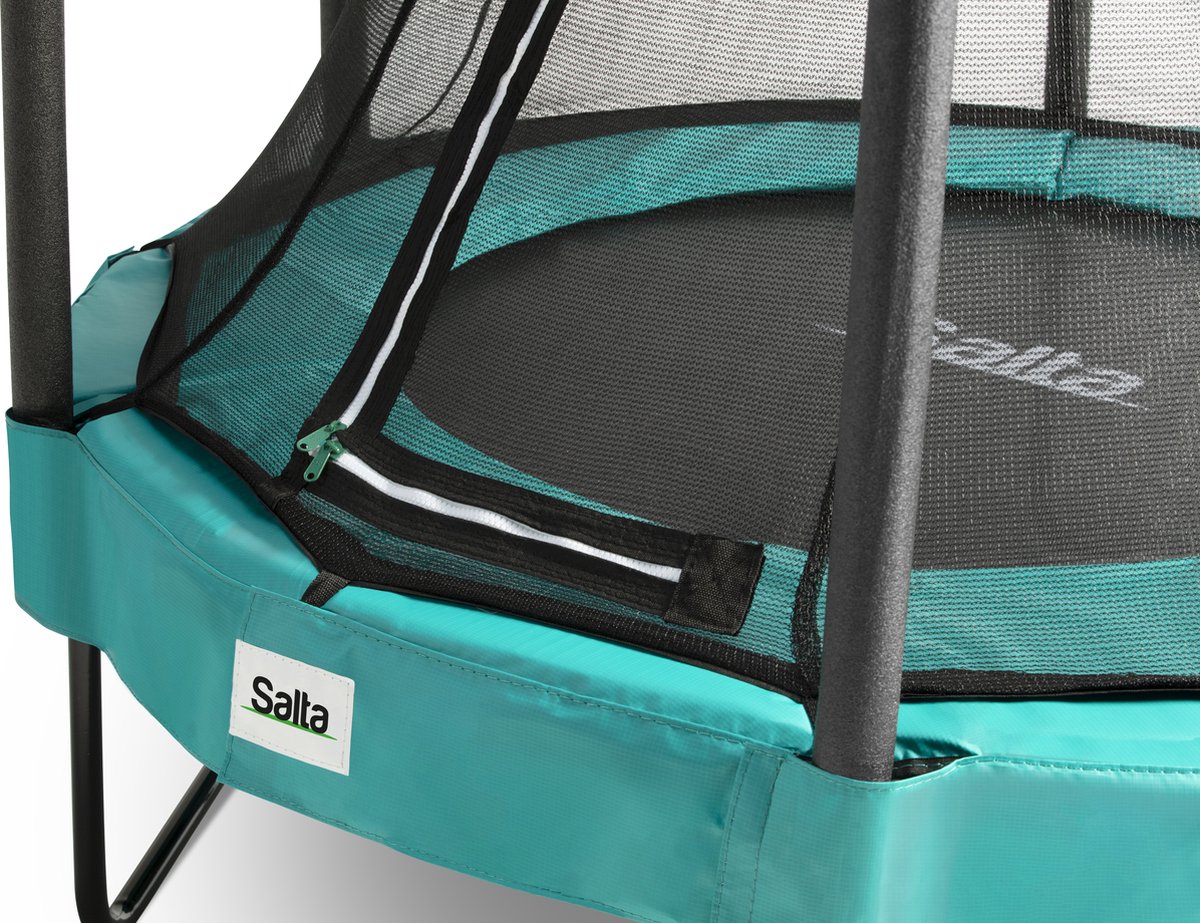 Salta Comfort Edition - ø 153 cm - Ronde trampoline met veiligheidsnet - Groen - Mini/Kleine trampoline voor kinderen — afbeelding 6