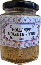 Hollandse Molen Mosterd Cadeau Saus 200 Gram Delfts Blauw In Geschenkverpakking
