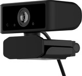 Bol.com Deltaco Office Webcam - 2K 3.6MP CMOS - Zwart aanbieding