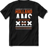 Amsterdam - Holland | TSK Original & vintage | T-Shirt Heren - Dames | Oranje | Perfect Cadeau Shirt | Grappige Spreuken - Zinnen - Teksten | Maat S