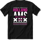 Amsterdam - Holland | TSK Original & vintage | T-Shirt Heren - Dames | Roze | Perfect Cadeau Shirt | Grappige Spreuken - Zinnen - Teksten | Maat M