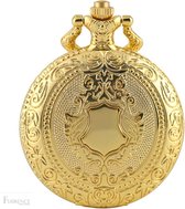 Royal vintage zakhorloge - goud - sieraad - draagketting - klok