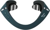 Compact Nek Massage Apparaat - Massage Roller - Rustgevend - Ontspanning - met Warmtefunctie - Oplaadbaar - Blauw - Incl. Afstandsbediening