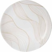 Riverdale - Ontbijtbord Viv print 2 wit 20cm Wit