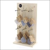 Zeep display - 6 soorten zeepjes x 5 stuks (30 zeepjes)