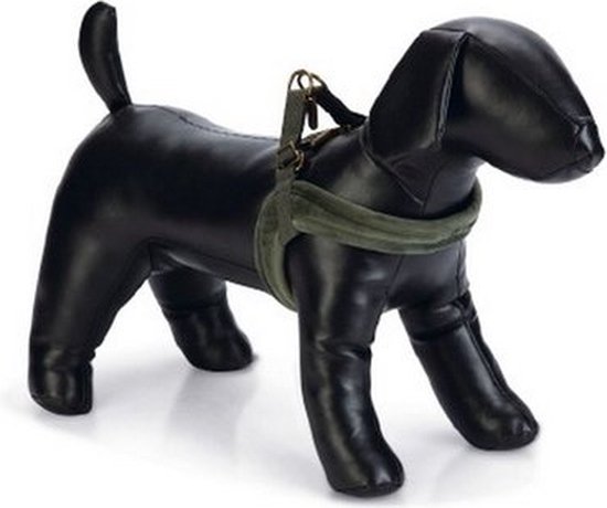 Designed by Lotte Velura - Hondentuig - Groen - S - 20 mm x 52 cm