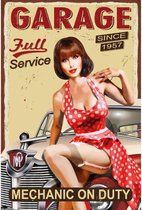 Wandbord - Garage Full Service -20x30cm