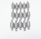 Art & Pearls – 15 veilige magneet sluitingen – Platinum plated