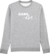 Gang = alles Rustaagh sweater maat XXL - grijs - bedrukt - unisex -ski