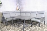 SenS Garden Furniture - Rio Aluminium Loungeset - Grijs - 150x94x74