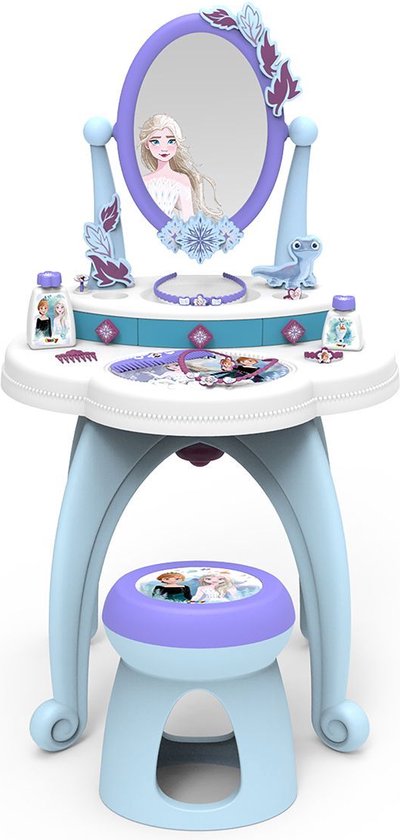 Riskant opwinding Nu Smoby Frozen 2-in-1 Speelgoedkaptafel | bol.com